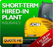 Short-term hired-in plant insurance Short-term hired-in plant insurance